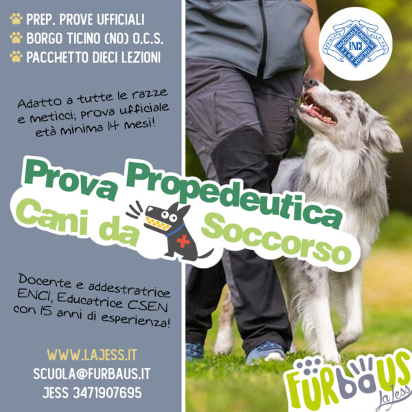 P.P.U. Esame Propedeutico Cani da Soccorso