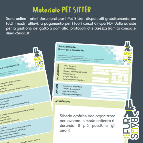 diarioschedegatto Checklist Pet Sitter – Gatto